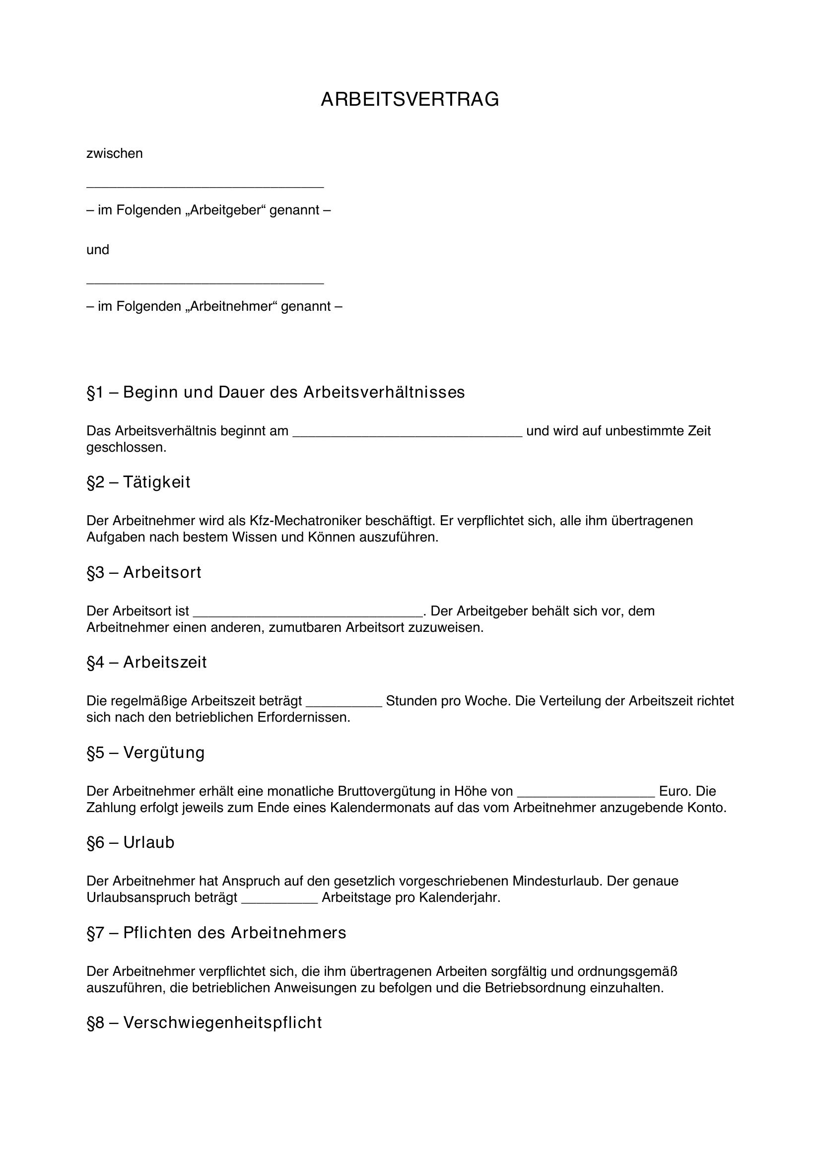 Steckbrief Neuer Mitarbeiter Vorlage